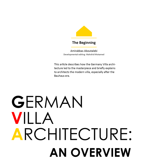 German Villa Architecture;  an overview