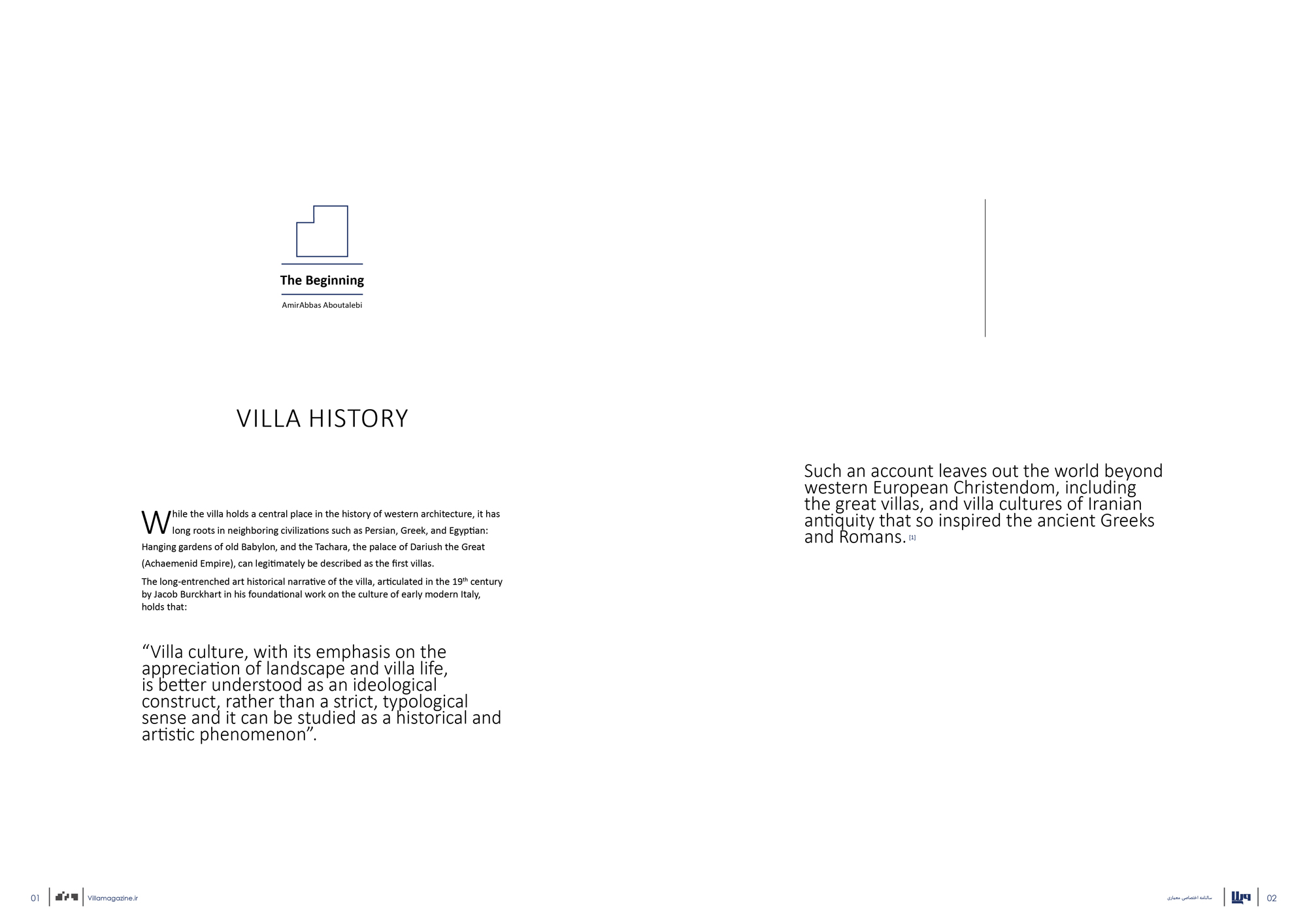 Villa ideology as 