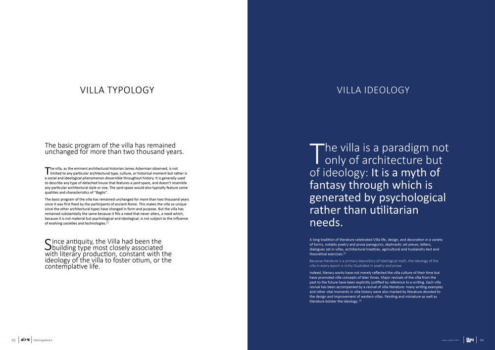 Villa ideology as 