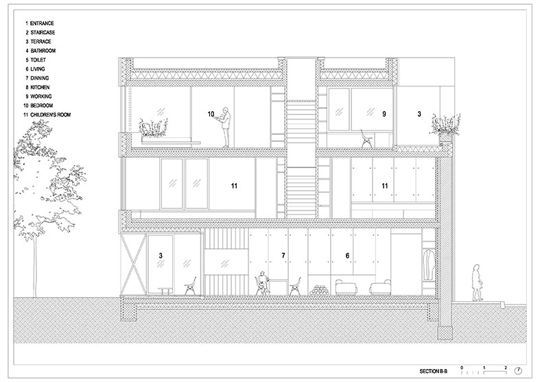 Villa Criss-Cross Envelope